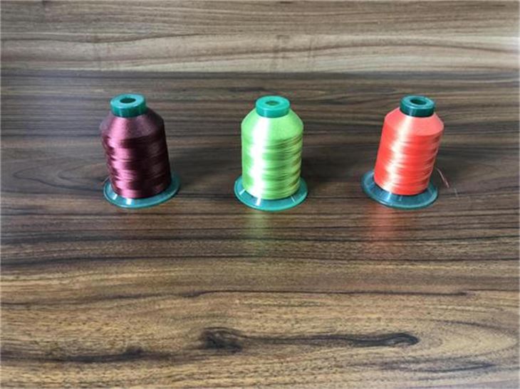 150D / 2 Natural Fiber Polyester Embroidery Thread For Weaving Various Spinning And Woolen Clothing
